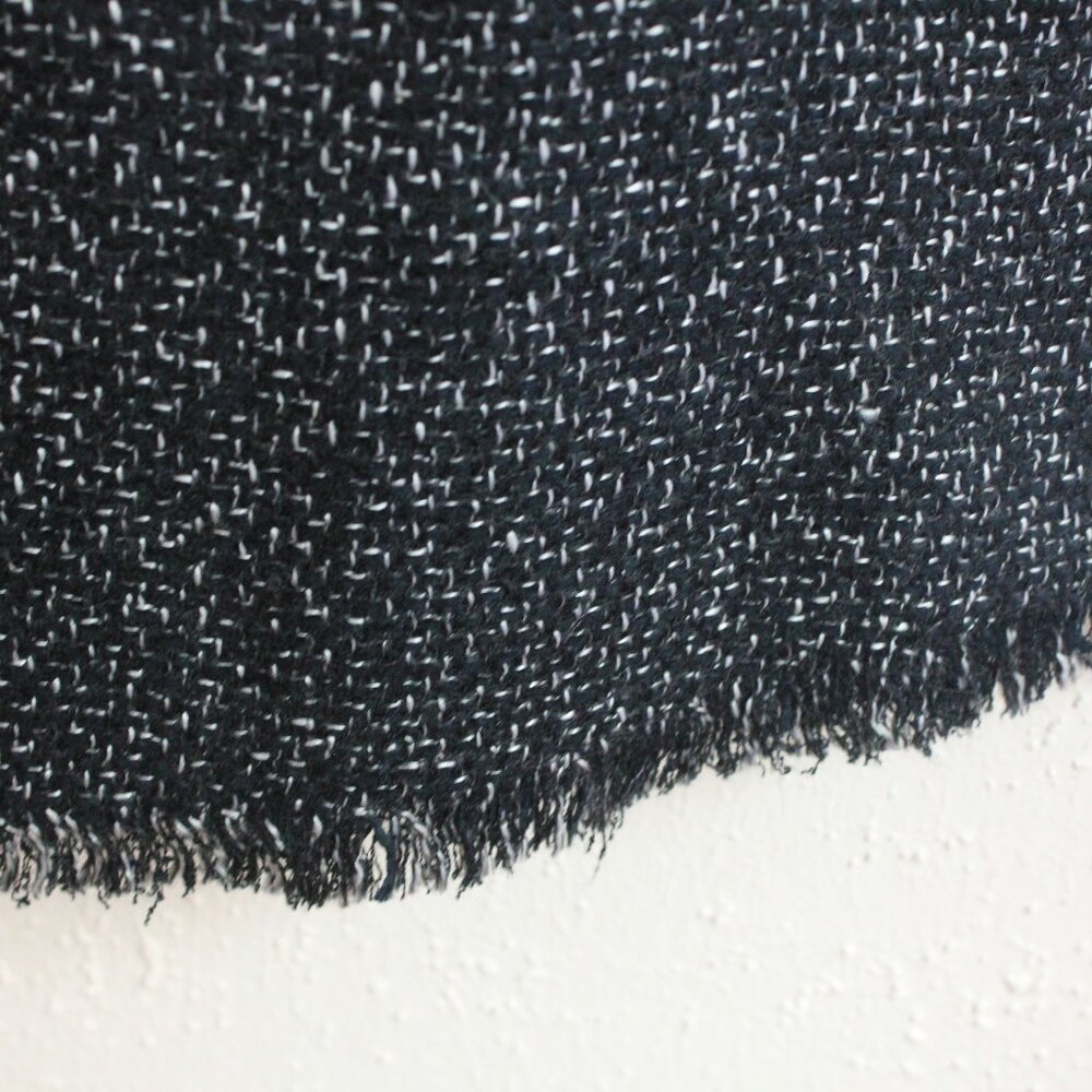 #394 Chico's Black Grey Speckled Dressy Skirt Size 2 (12) - Picture 10 of 10